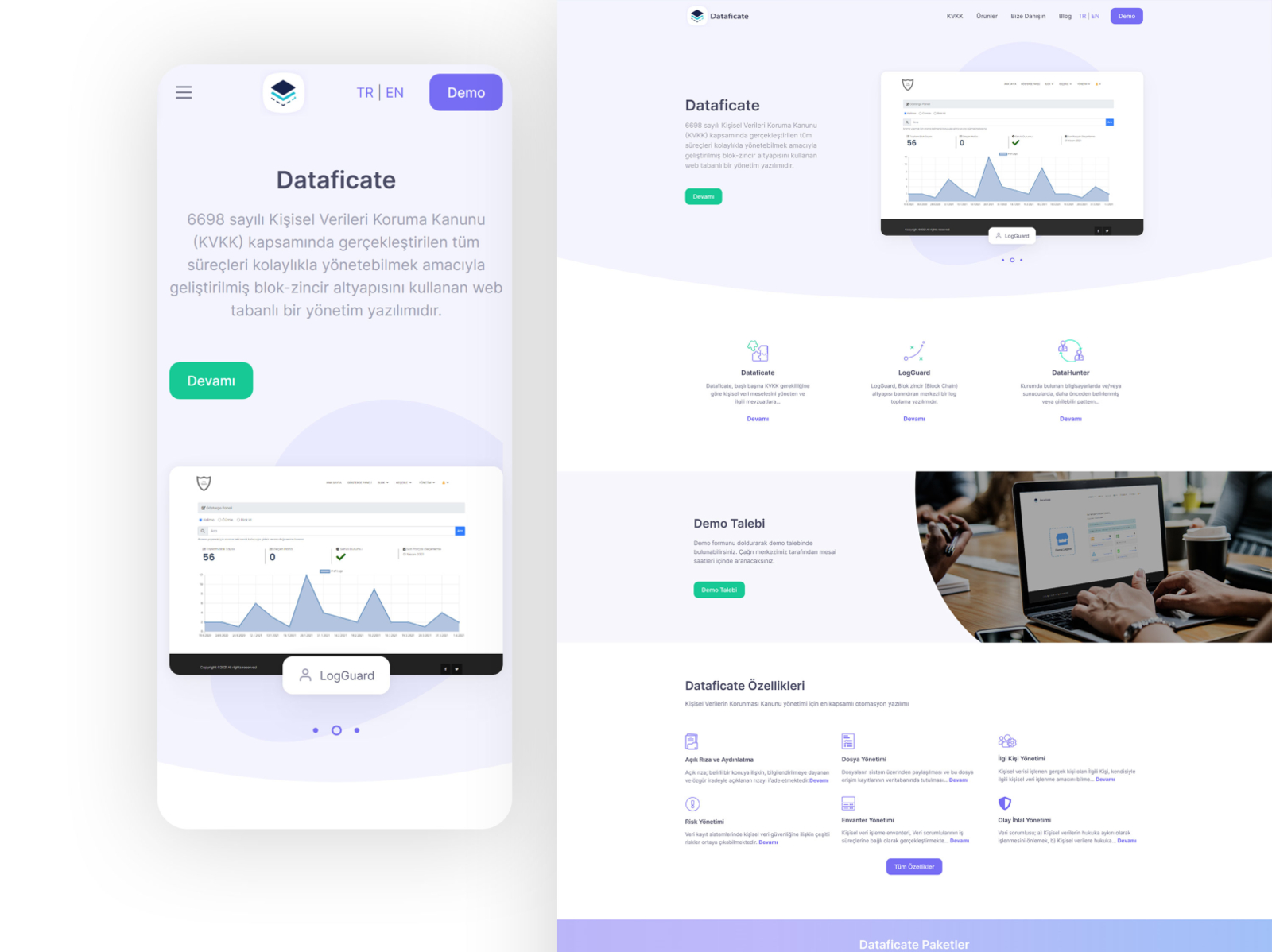 Web sitesi içerik hedeflerimiz belirlendikten sonra SEO hedeflerine uygun ux, responsive web dizayn geliştirmesine başladık.