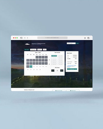 Demokrasi adası için vermiş olduğumuz Web tasarım ve yazılım hizmeti