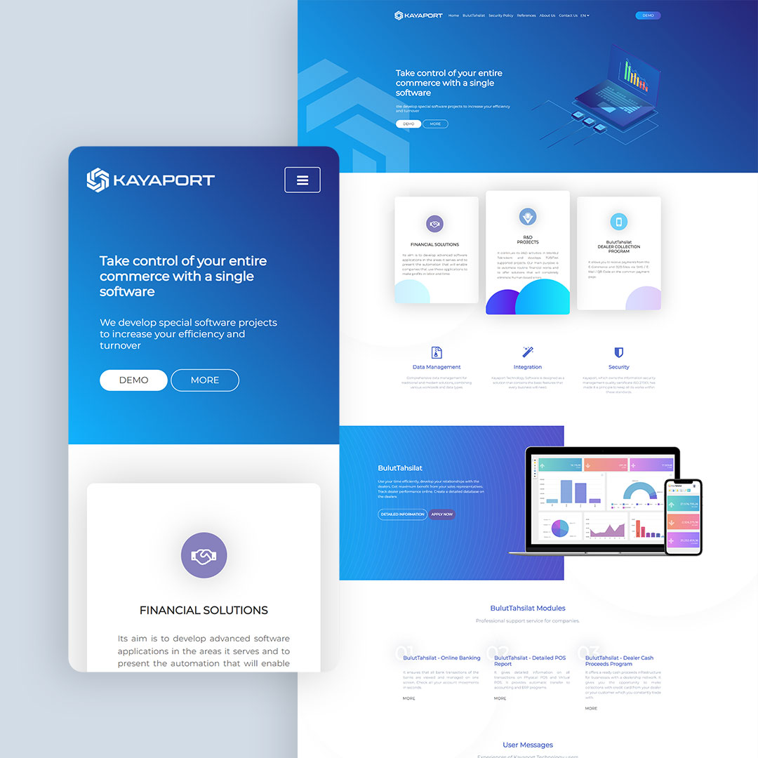 Web sitesi içerik hedeflerimiz belirlendikten sonra SEO hedeflerine uygun ux, responsive web dizayn geliştirmesine başladık.