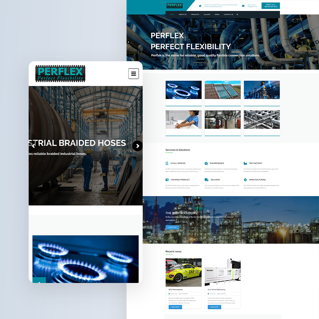 Web sitesi içerik hedeflerimiz belirlendikten sonra SEO hedeflerine uygun ux, responsive web dizayn geliştirmesine başladık.
